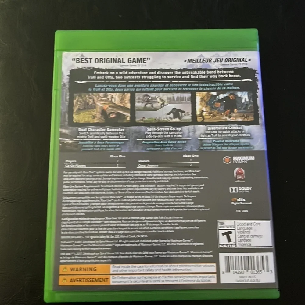 Troll and I Xbox video game